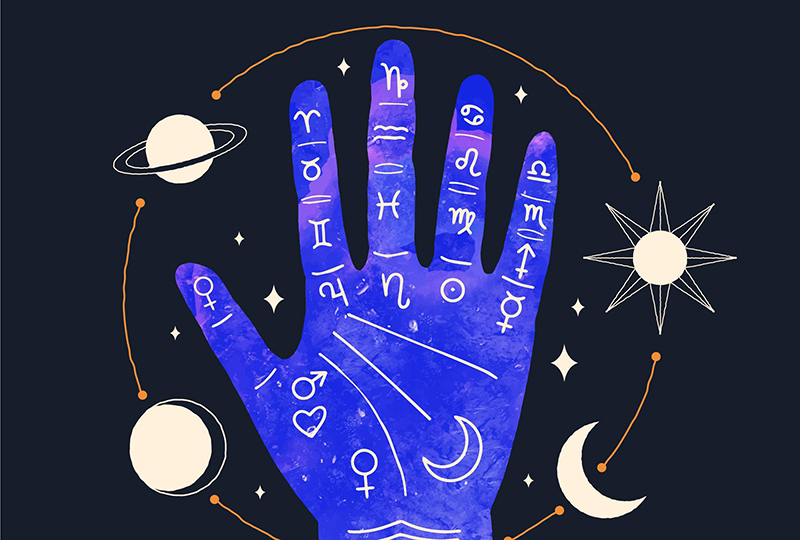 Palmistry: Images of the Zodiac and Heavenly Impact