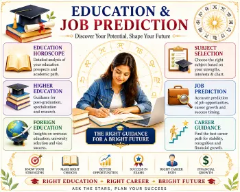 Education and Job Prediction - Education Horoscope, Higher Education, Foreign Education, Subject Selection