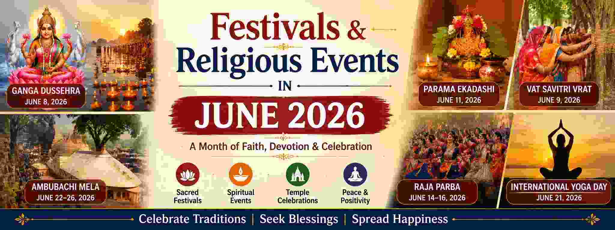 Festivals & Religious Events in June 2026
