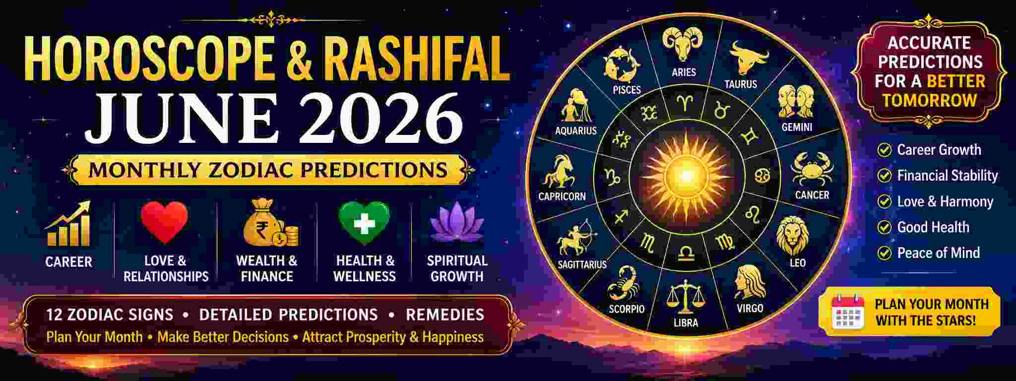 Horoscope & Rashifal June 2026