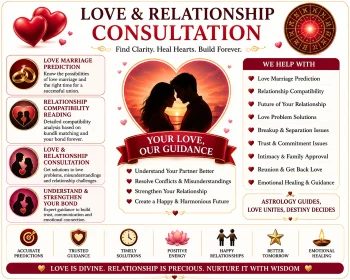 Love Marriage Prediction, Relationship Compatibility Reading, Love & Relationship Consultation