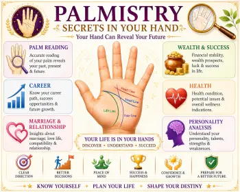 Palmistry - Palm Reading, Career, Marriage, Wealth & Success, Health, Personality Analysis