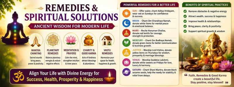 Remedies & Spiritual Solutions: Ancient Wisdom for Modern Life