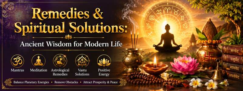 Remedies & Spiritual Solutions: Ancient Wisdom for Modern Life