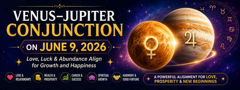 Venus–Jupiter Conjunction on June 9