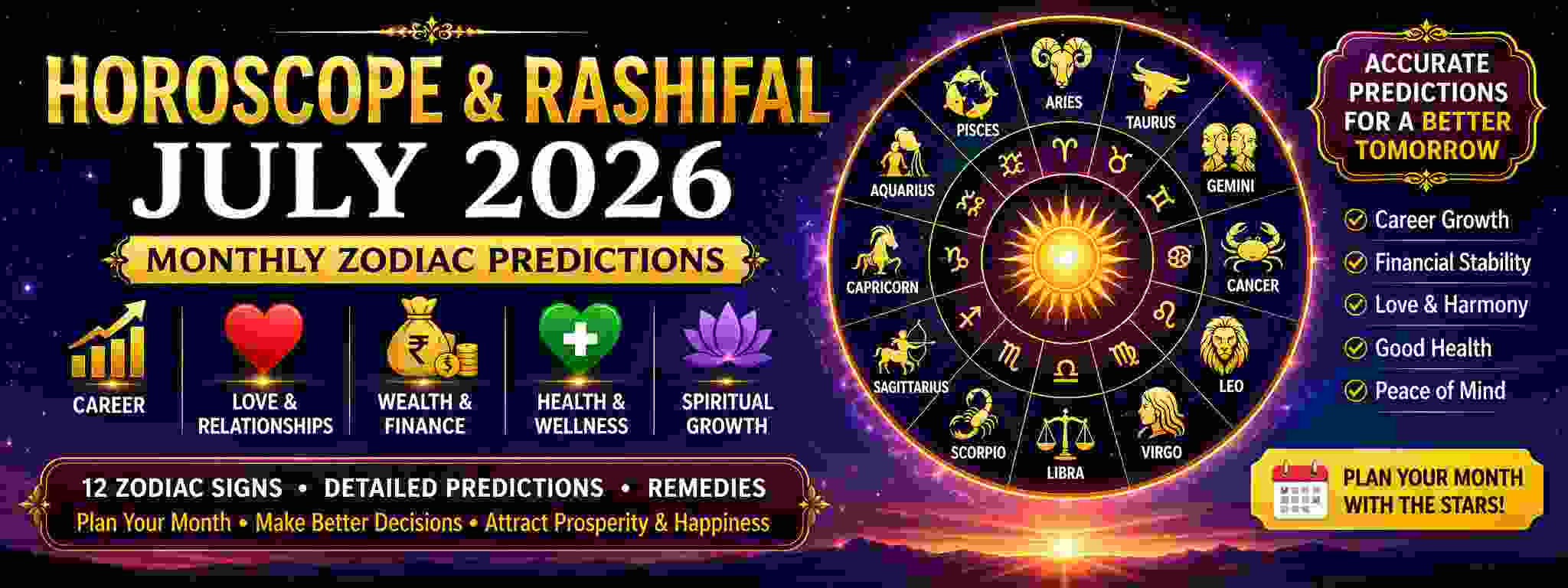 Horoscope & Rashifal July 2026