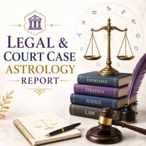 कानूनी एवं न्यायालय मामला ज्योतिष रिपोर्ट | Legal & Court Case Astrology Report
