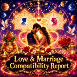 प्रेम एवं विवाह अनुकूलता रिपोर्ट | Love & Marriage Compatibility Report