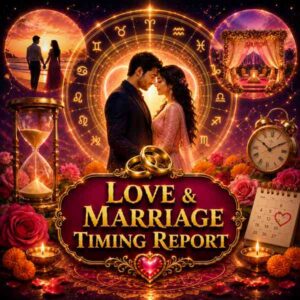 प्रेम एवं विवाह समय रिपोर्ट | Love & Marriage Timing Report