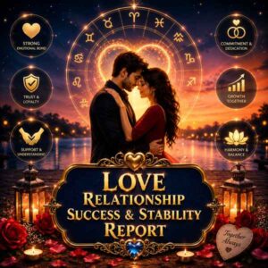 प्रेम संबंध सफलता एवं स्थिरता रिपोर्ट | Love Relationship Success & Stability Report