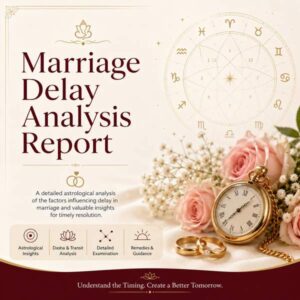 विवाह विलंब विश्लेषण रिपोर्ट | Marriage Delay Analysis Report