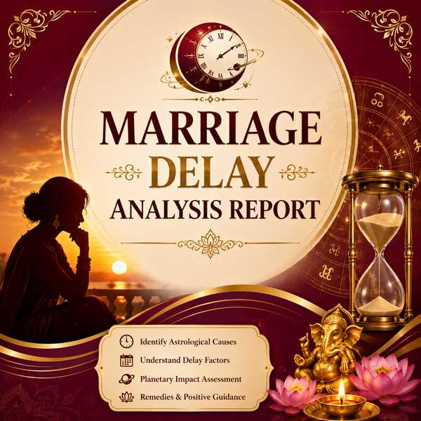 विवाह विलंब विश्लेषण रिपोर्ट | Marriage Delay Analysis Report
