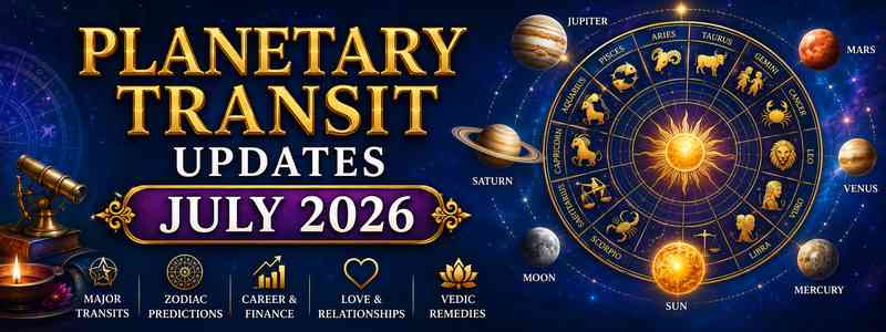 Planetary Transit Updates July 2026