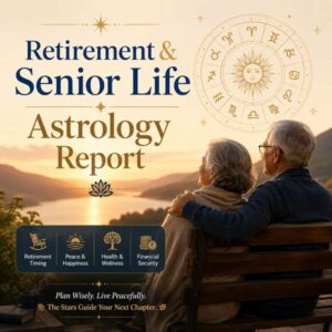 सेवानिवृत्ति एवं वरिष्ठ जीवन ज्योतिष रिपोर्ट | Retirement & Senior Life Astrology Report