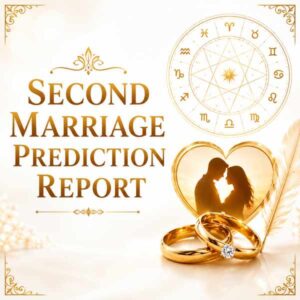 द्वितीय विवाह भविष्यवाणी रिपोर्ट | Second Marriage Prediction Report