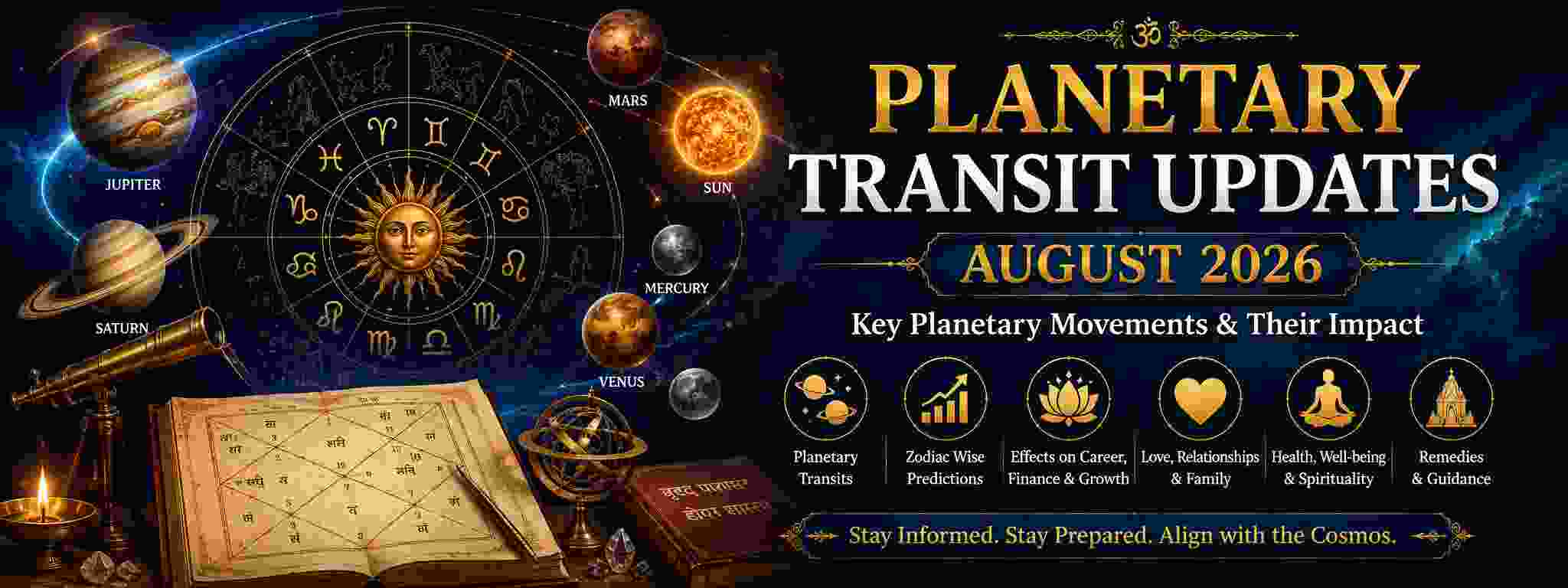 Planetary Transit Updates August 2026