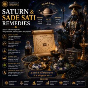 शनि दोष एवं साढ़ेसाती उपाय | Saturn & Sade Sati Remedies