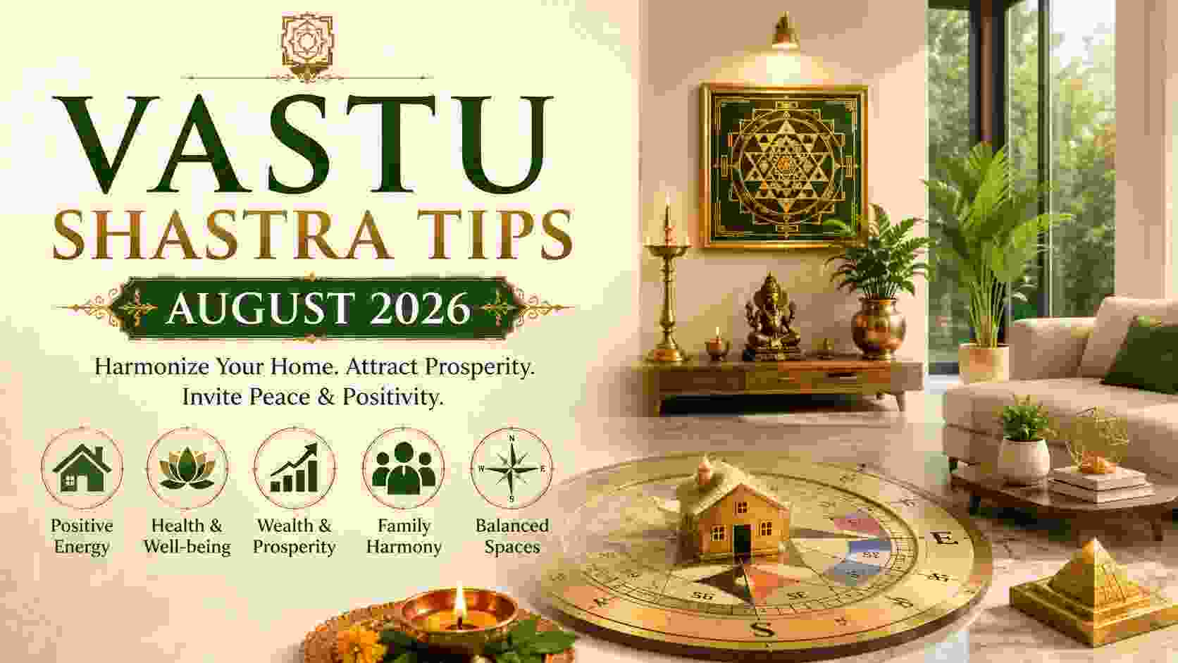 Vastu Shastra Tips – August 2026