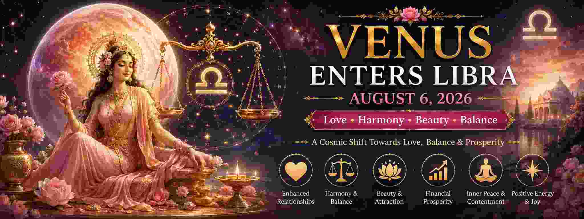 Venus Enters Libra – August 6, 2026