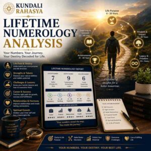 आजीवन अंक ज्योतिष विश्लेषण | Lifetime Numerology Analysis