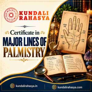Online Course Certificate in Major Lines of Palmistry