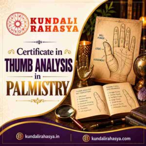 Online Course Certificate in Thumb Analysis in Palmistry