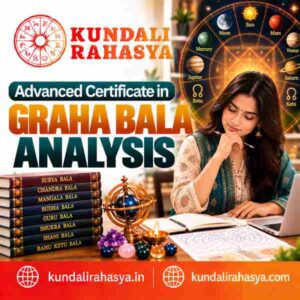 Online Advanced Certificate in Graha Bala Analysis