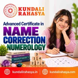 Advanced Certificate in Name Correction Numerology