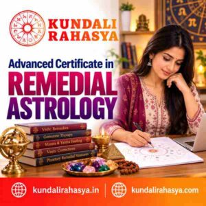 Online Advanced Certificate in Remedial Astrology