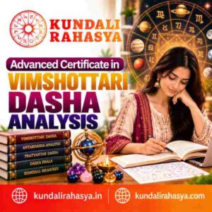 Online Advanced Certificate in Vimshottari Dasha Analysis