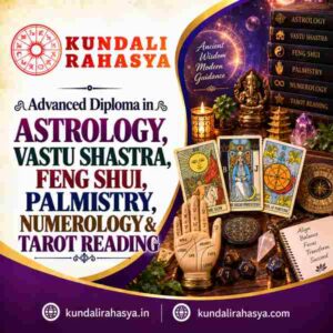 Advanced Diploma in Astrology, Vastu Shastra, Feng Shui, Palmistry, Numerology & Tarot Reading