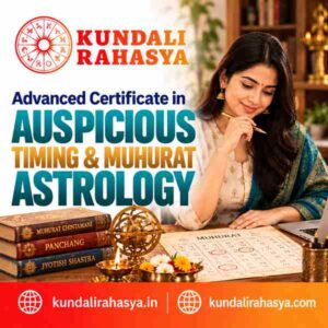 Online Advanced Certificate in Auspicious Timing & Muhurat Astrology