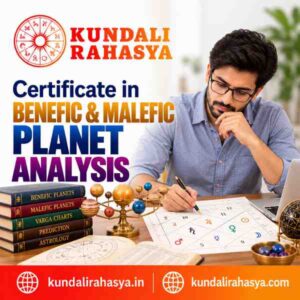 Online Certificate in Benefic & Malefic Planet Analysis