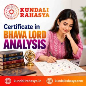 Online Certificate in Bhava Lord Analysis