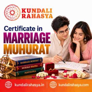 Online Certificate in Marriage Muhurat