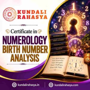Certificate in Numerology Birth Number Analysis