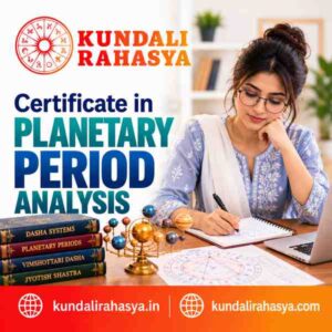 Online Certificate in Planetary Period Analysis
