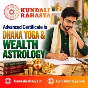 Online Advanced Certificate in Dhana Yoga & Wealth Astrology