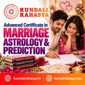 Online Advanced Certificate in Marriage Astrology & Prediction
