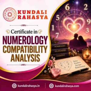 Certificate in Numerology Compatibility Analysis