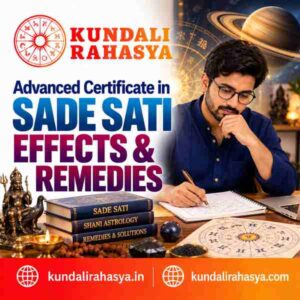 Online Advanced Certificate in Sade Sati Effects & Remedies